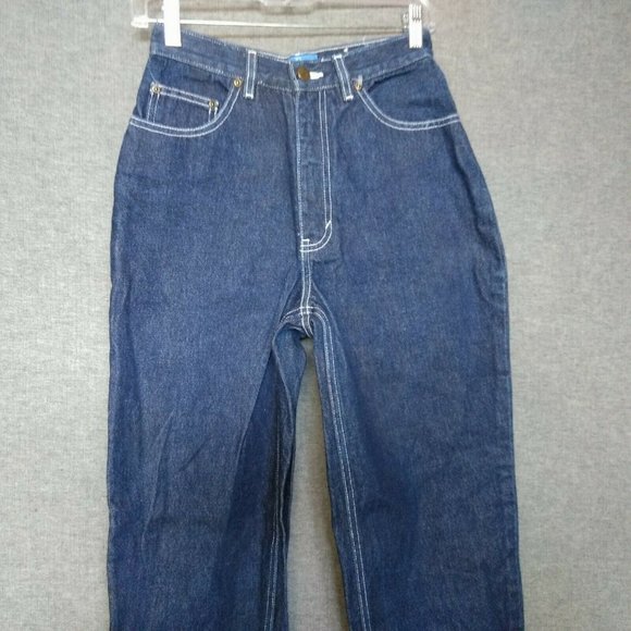 Vtg.B.E. Blues High Waisted Tapered Leg Mom Jeans - Picture 7 of 10